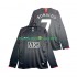 Camisola Manchester United Critstiano Ronaldo 7 2007 Retro Homem Equipamento Segundo 2008 Manga Comprida